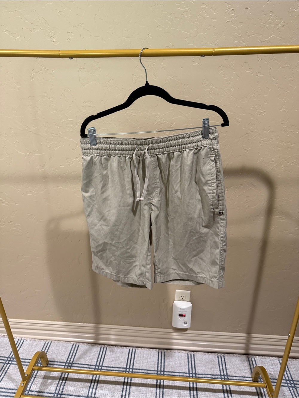 George Light Gray Athletic Drawstring Shorts